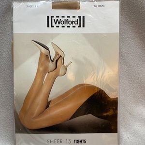 Wolford Sheer 15 Tights Medium- Color Cosmetic